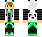 blond panda boy