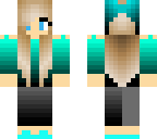 blue girl