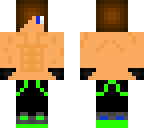 green boy with bofs