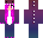 purple and pink dino girl