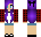 purple hair girl