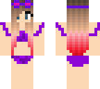 purple swimsuit
