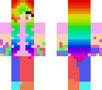 rainbow girl