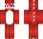 red dino boy sans eye