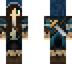 blauwe jager meisje