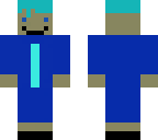 blue man