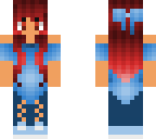 cute red with blue