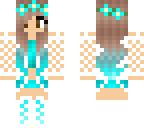 girl - neon blue