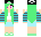 read description - mint haired girl