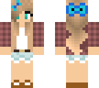 updated girl with bows and wavy hair