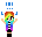 baby rainbow minime