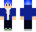 blue boy with headphones