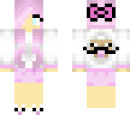 girl pink sheep