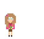girl with flower