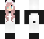 girl with panda hoodie