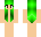 green hair