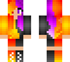 half end half nether girl