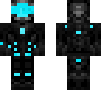 halo style blue power armor