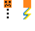 lightning snowman