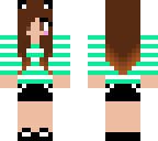 mint cat girl