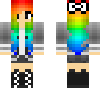 rainbow girl