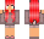 red haired deer girl