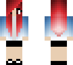 simple red haired girl