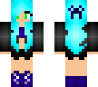 blue girl