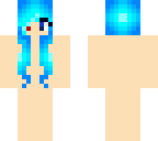 blue hair