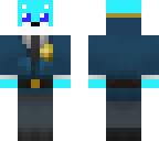 blue husky cop hoodie
