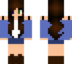 blue outfit