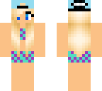 checkered swimsuit