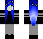 girl with blue hair