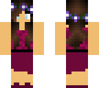 leave marooon dress