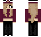 maroon skater girl