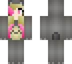 pink ombre totoro girl