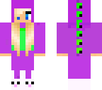 purple and green dino onesie