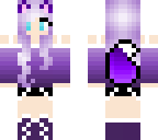 purple wolf girl