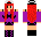 red head mustache girl