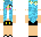 allison with blue hair