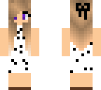 black-spotted white dress