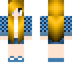 blonde blue plaid