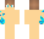blue fire skin base boy