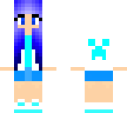 blue girl