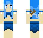 blue warrior girl