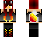 flaming wolf