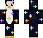 penguin with flowers