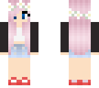 pink flower girl