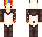 rainbow chibi panda