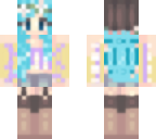 blue anima girl